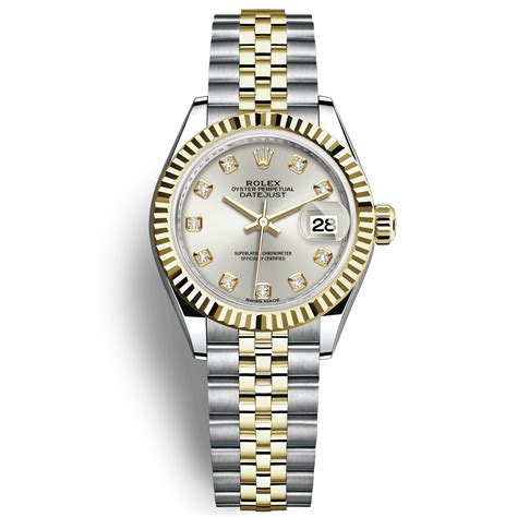 rolex lady datejust bicolor|rolex lady datejust 28mm price.